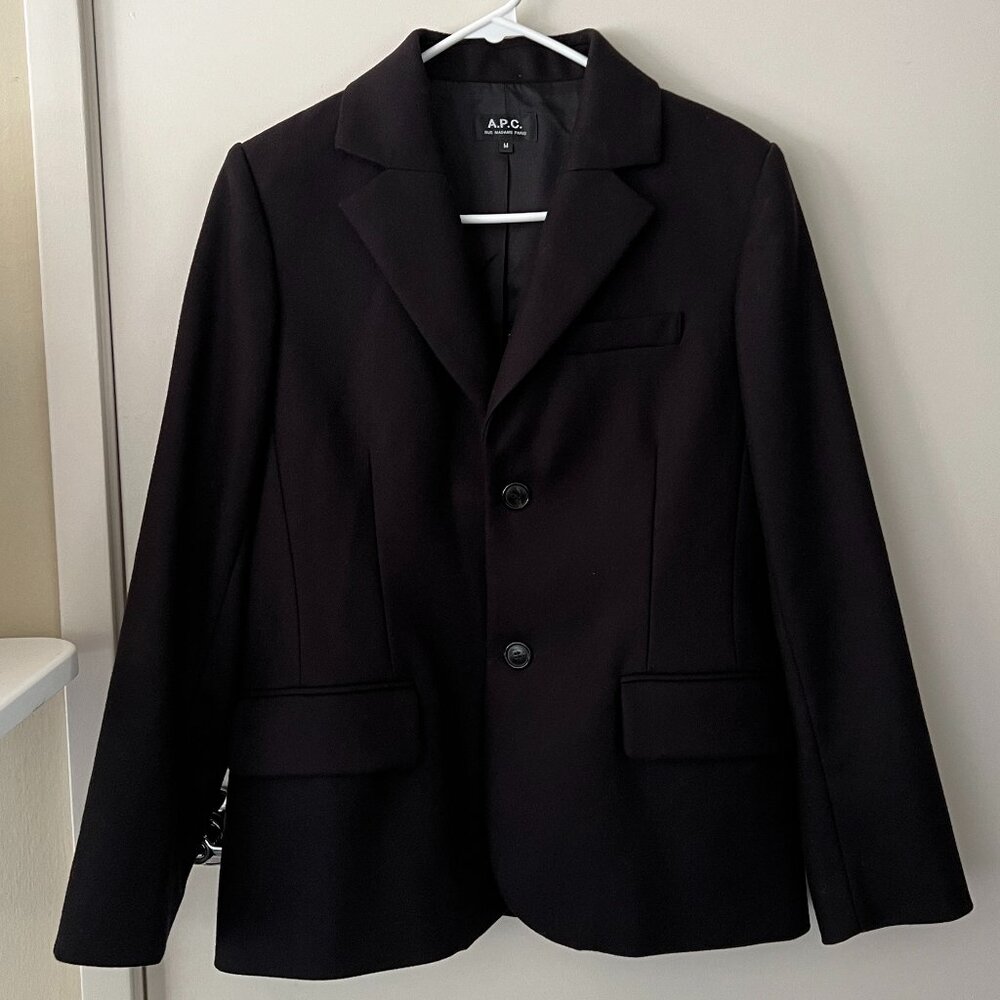 A.P.C. Virgin Wool Blazer - M Size/Excellent Condition